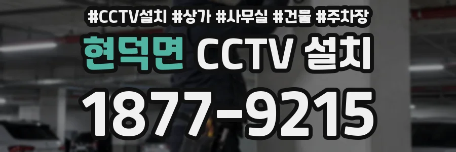 현덕면 CCTV 설치