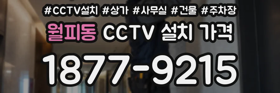 월피동 CCTV 설치 가격