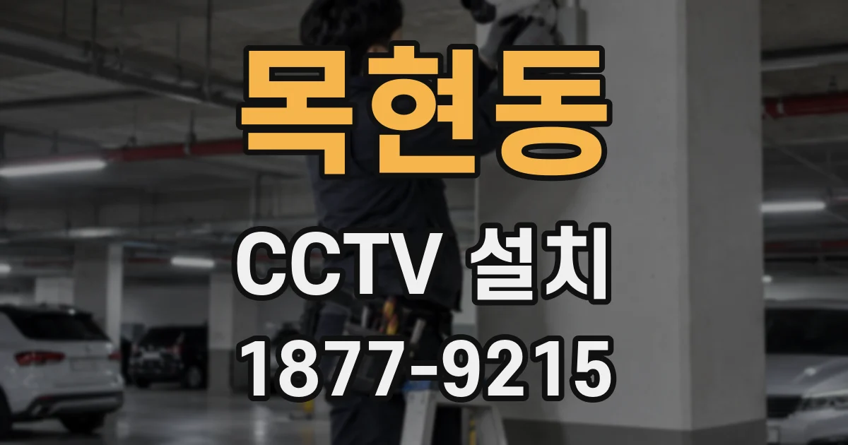 목현동 CCTV 설치