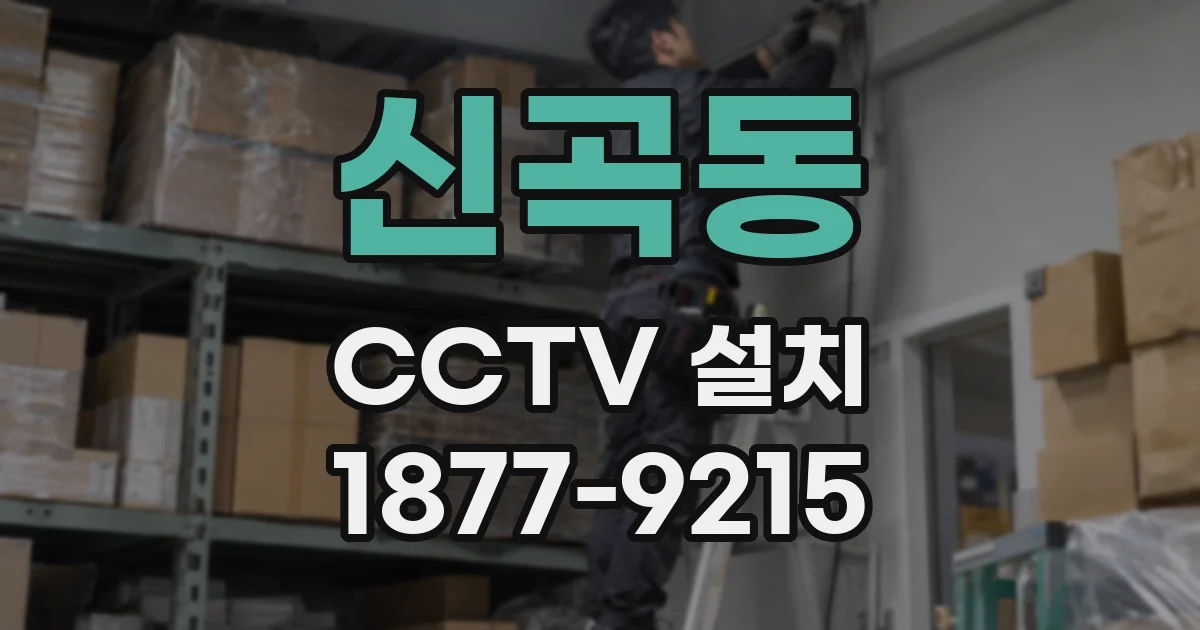 신곡동 CCTV 설치