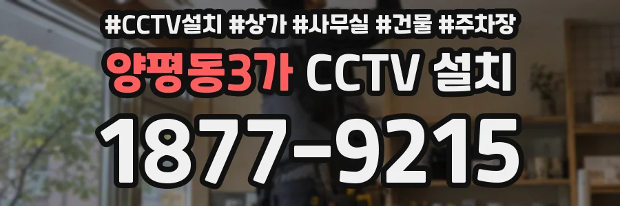 양평동3가 CCTV 설치
