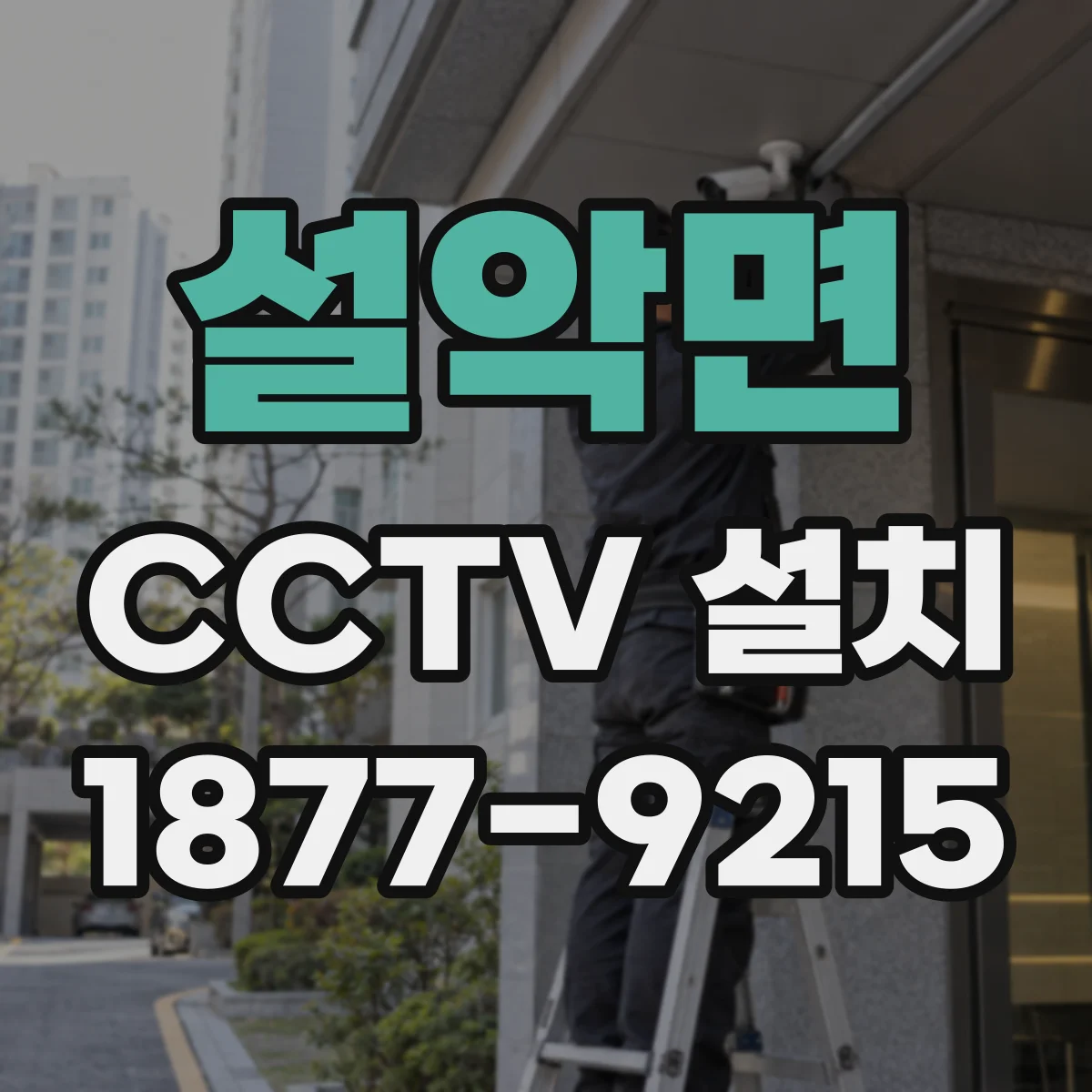 설악면 CCTV 설치