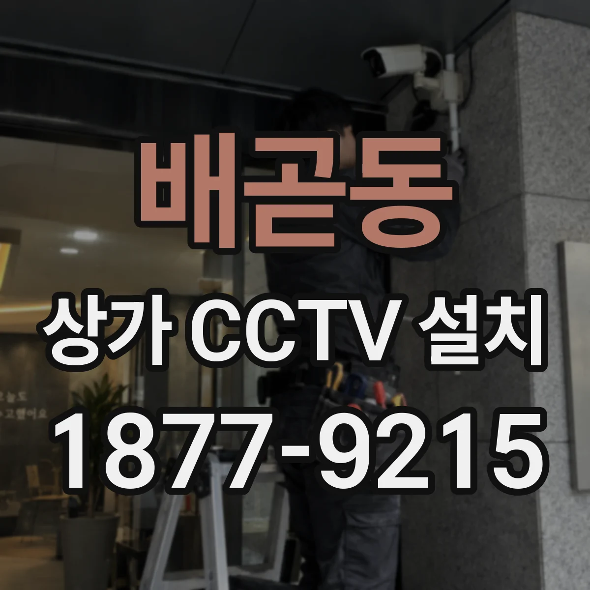 배곧동 상가 CCTV 설치