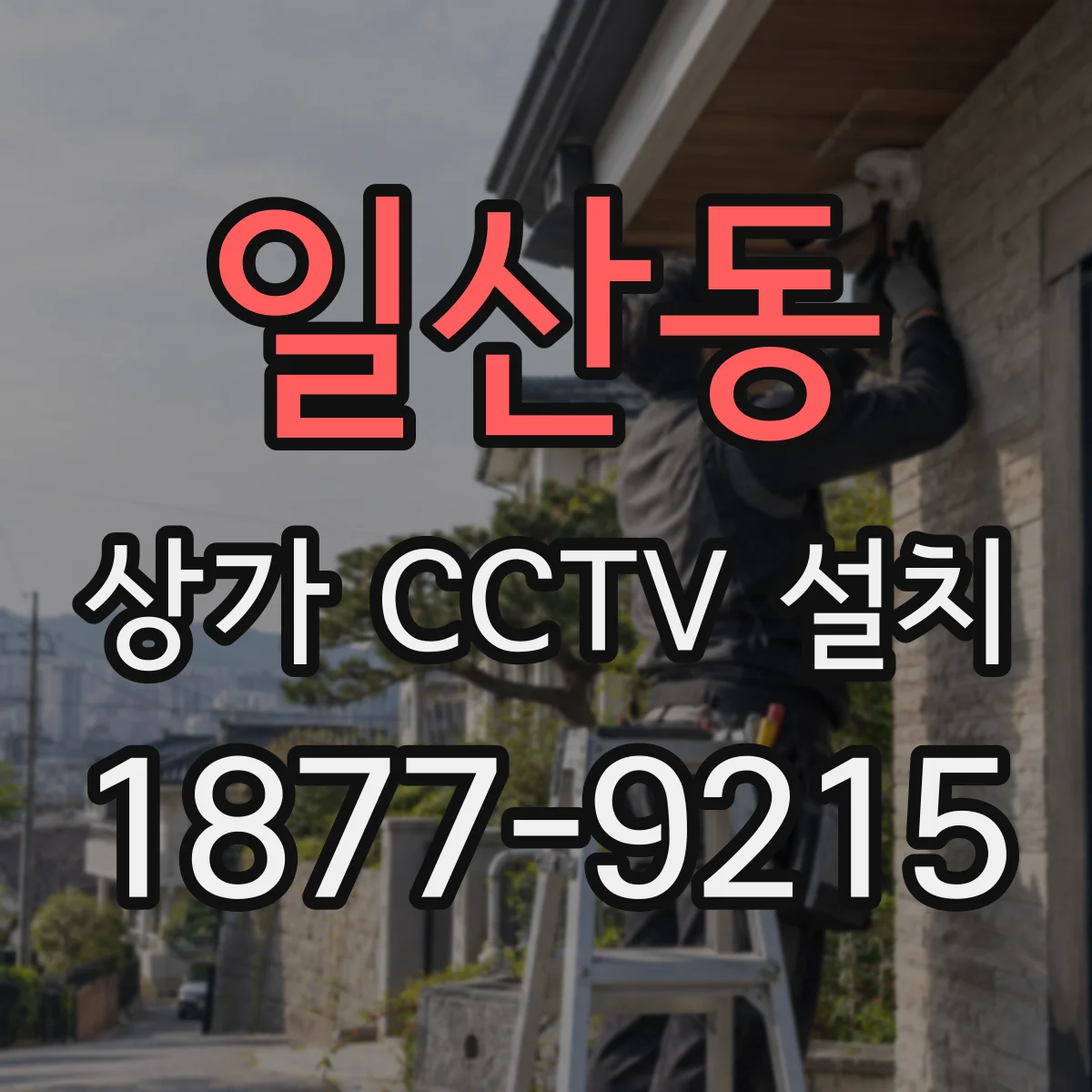 일산동 상가 CCTV 설치