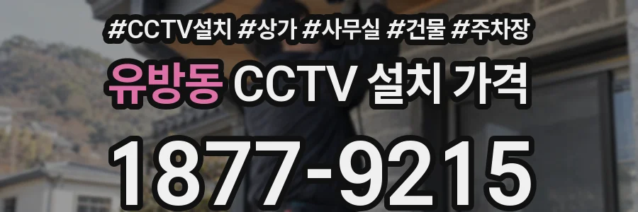 유방동 CCTV 설치 가격