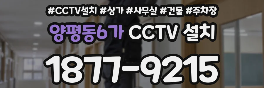 양평동6가 CCTV 설치