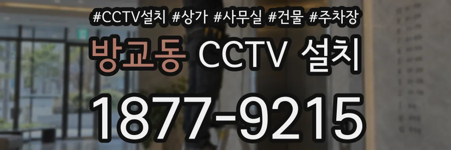 방교동 CCTV 설치