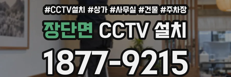 장단면 CCTV 설치