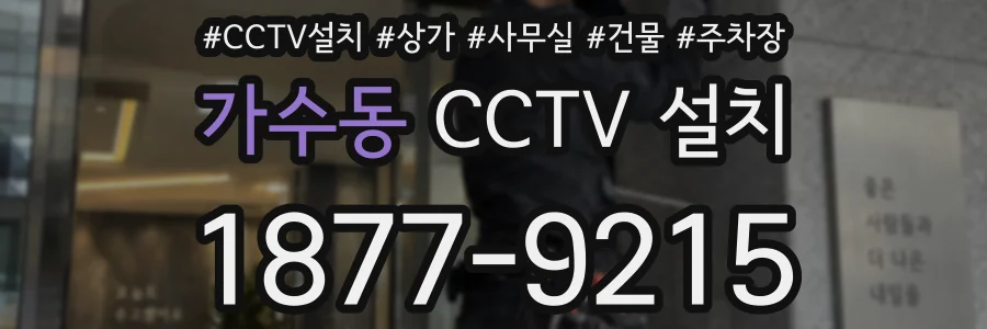 가수동 CCTV 설치