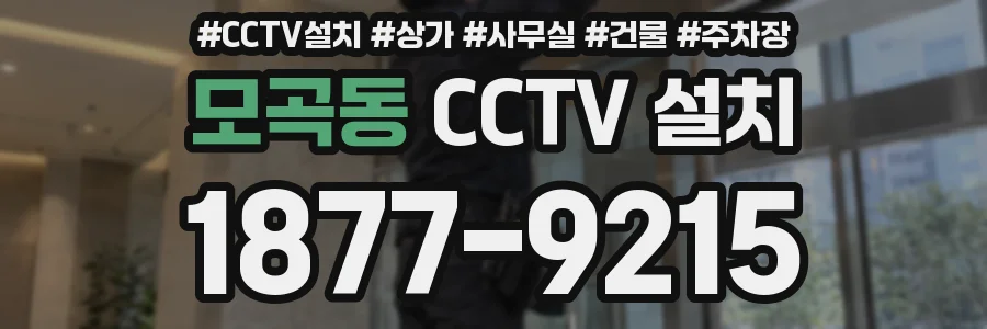 모곡동 CCTV 설치