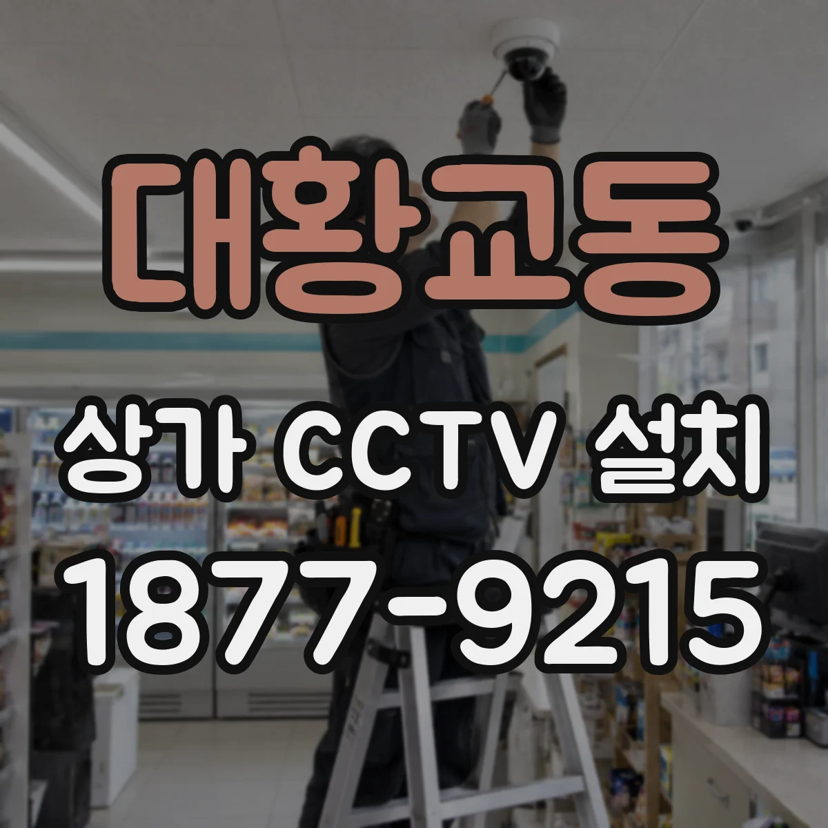 대황교동 상가 CCTV 설치