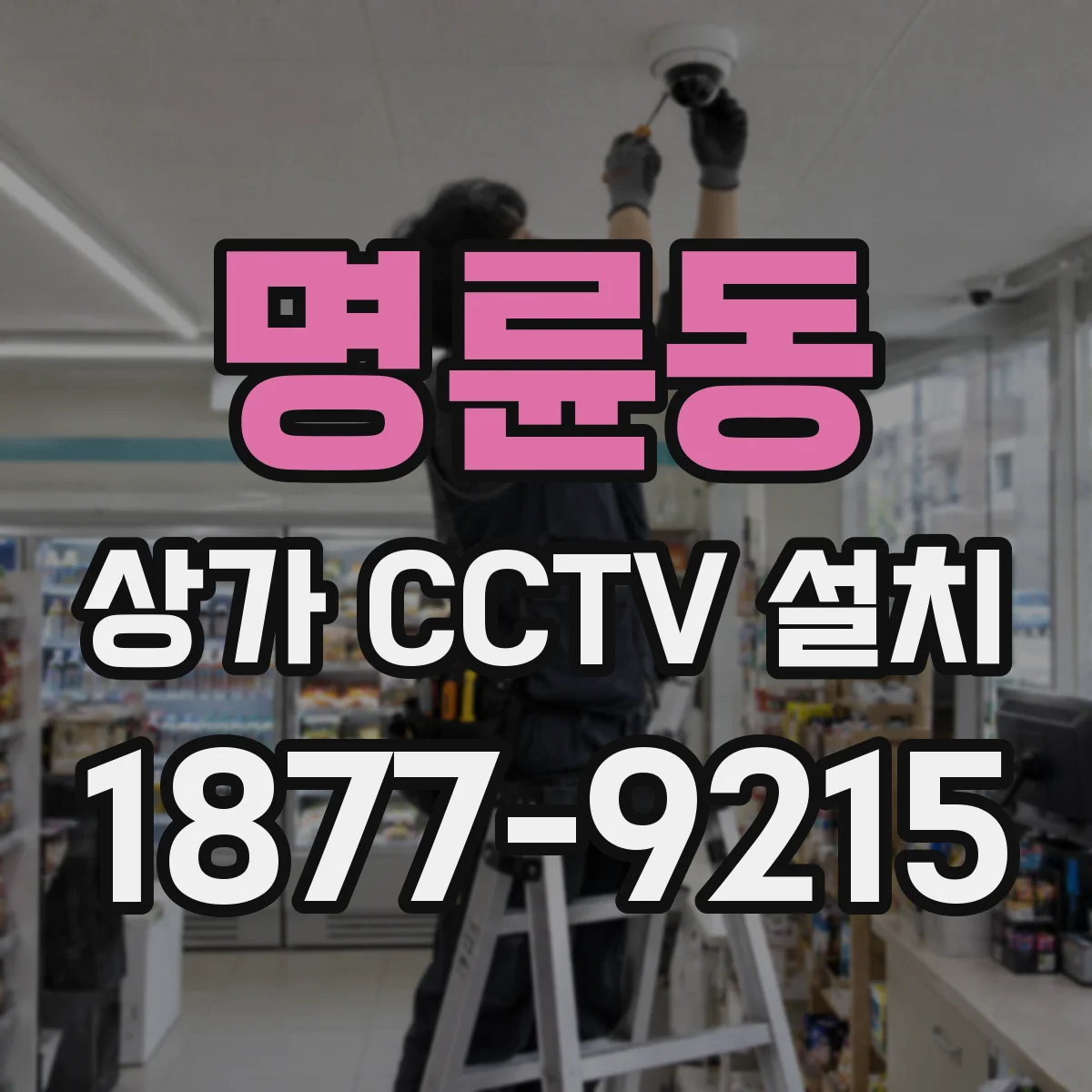명륜동 상가 CCTV 설치