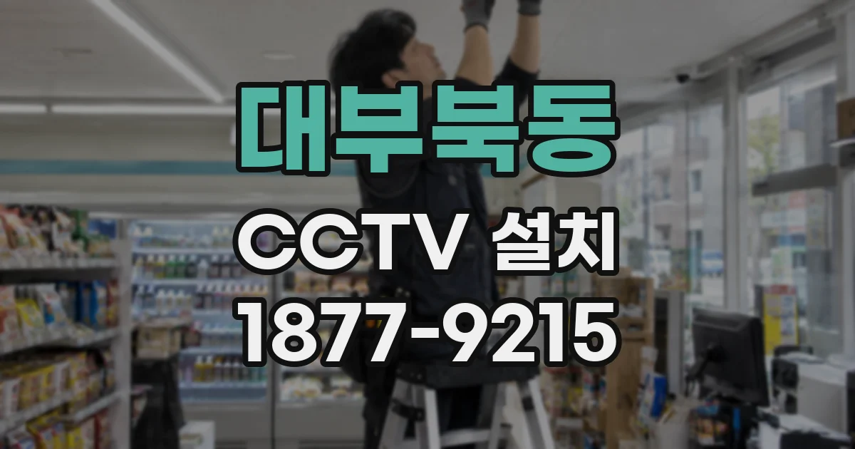 대부북동 CCTV 설치