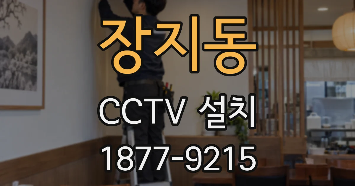 장지동 CCTV 설치