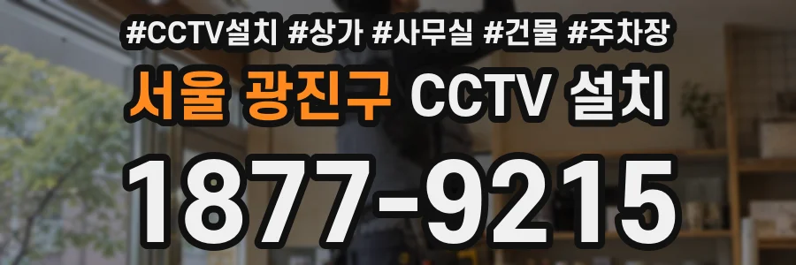 서울 광진구 CCTV 설치