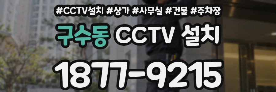 구수동 CCTV 설치