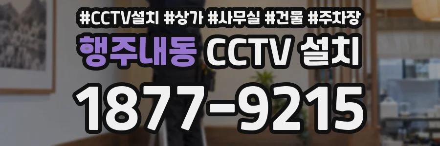 행주내동 CCTV 설치