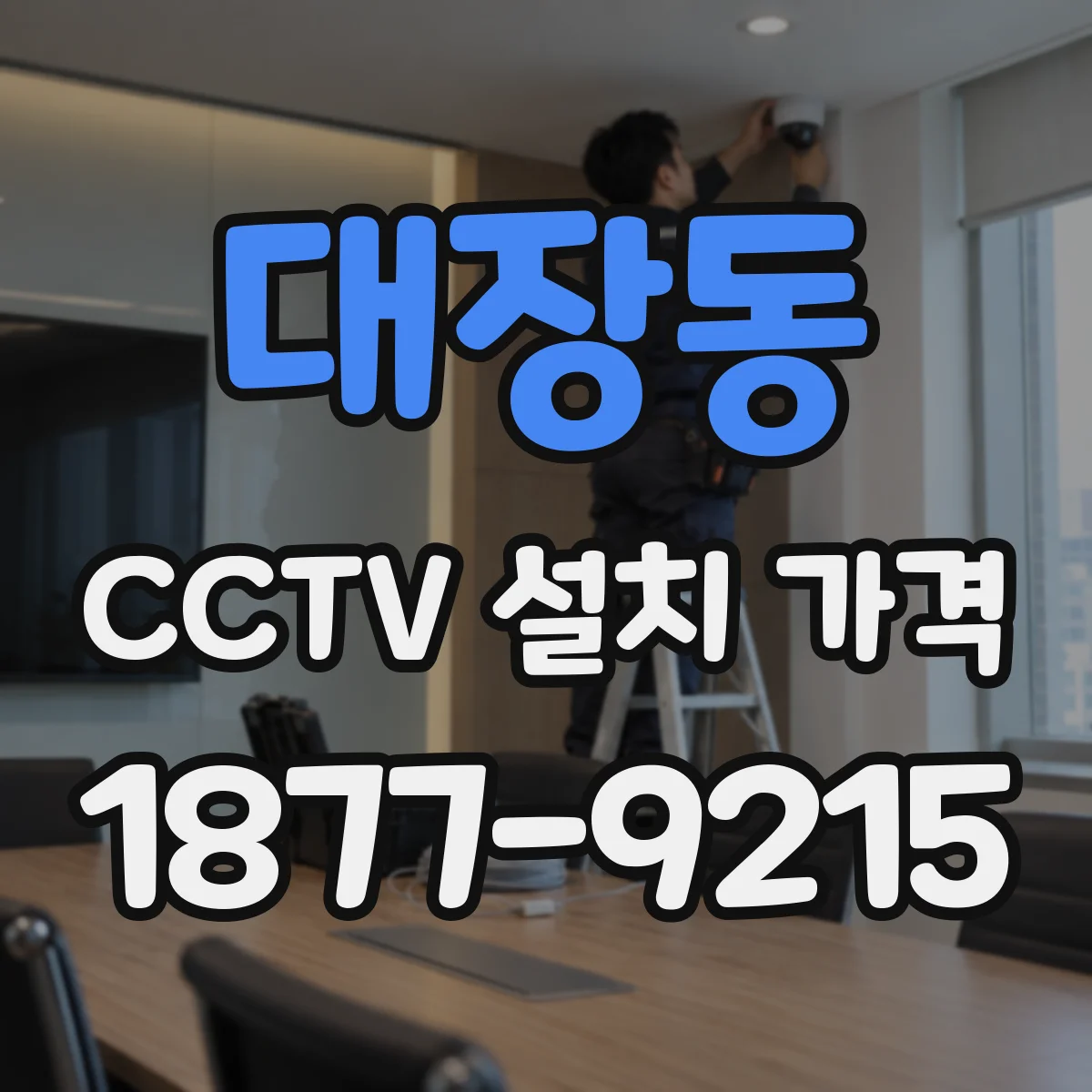 대장동 CCTV 설치 가격