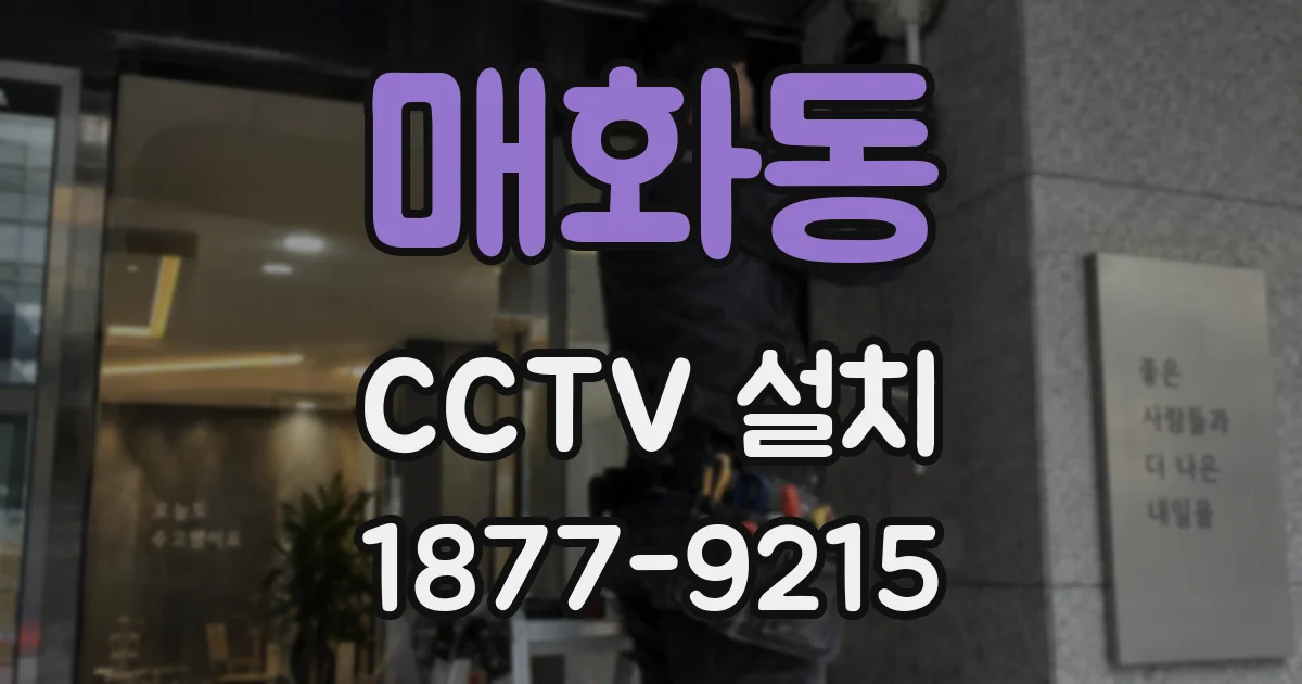 매화동 CCTV 설치