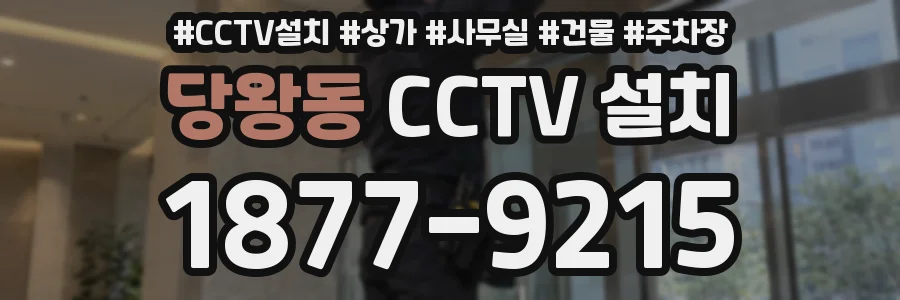 당왕동 CCTV 설치
