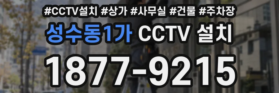 성수동1가 CCTV 설치