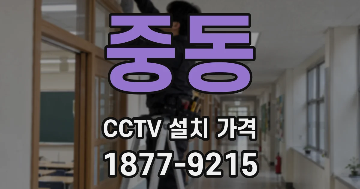 중동 CCTV 설치 가격