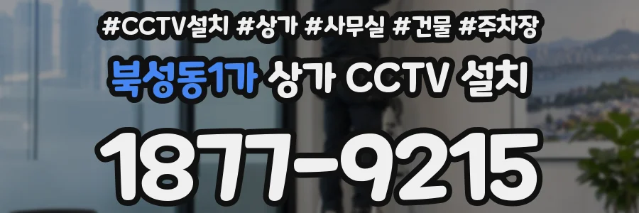 북성동1가 상가 CCTV 설치