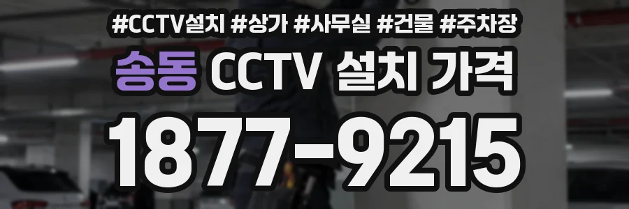 송동 CCTV 설치 가격