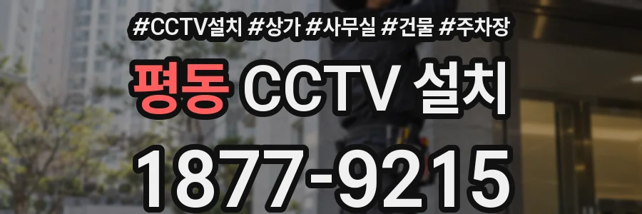 평동 CCTV 설치