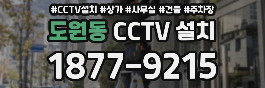 도원동 CCTV 설치