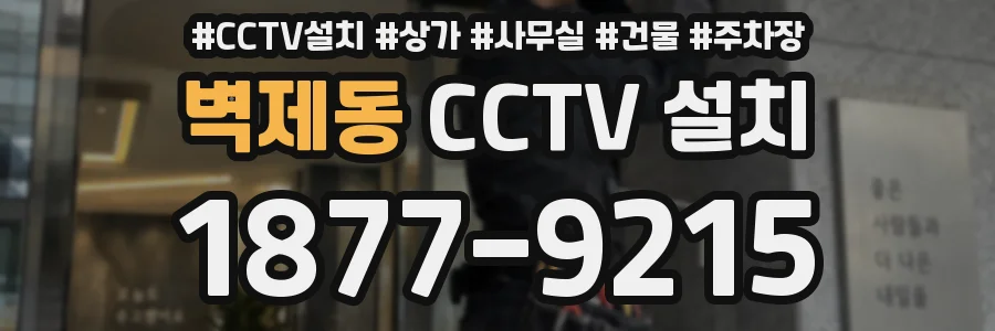 벽제동 CCTV 설치