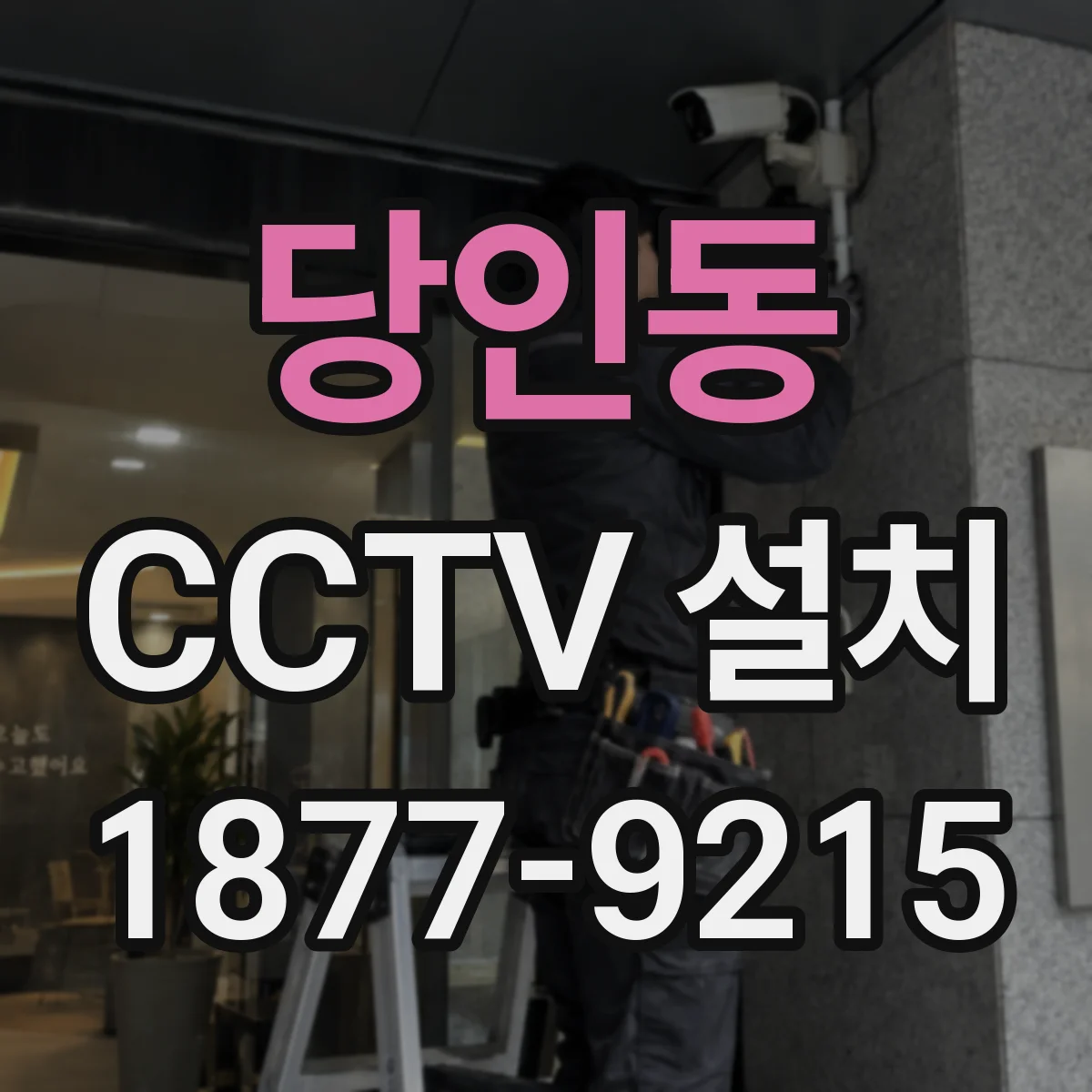 당인동 CCTV 설치