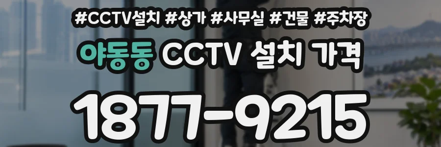 야동동 CCTV 설치 가격