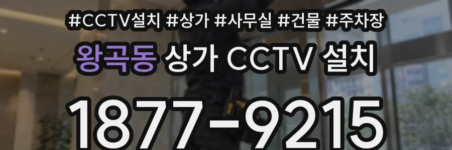 왕곡동 상가 CCTV 설치