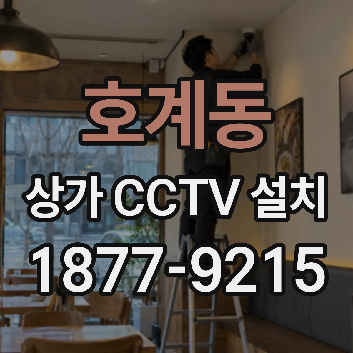 호계동 상가 CCTV 설치