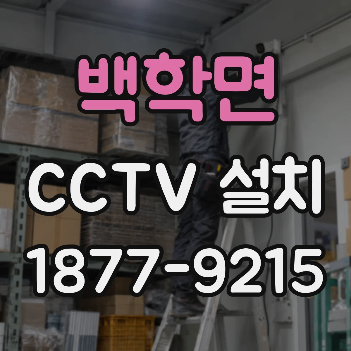 백학면 CCTV 설치