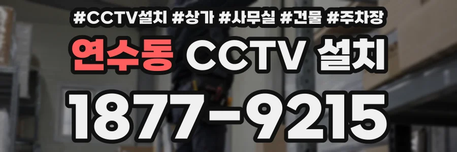연수동 CCTV 설치