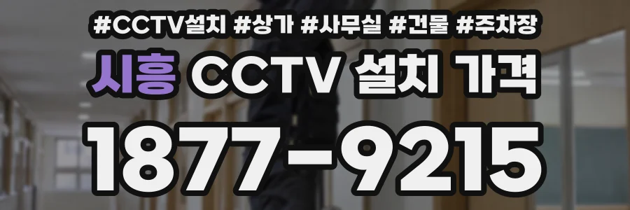 시흥 CCTV 설치 가격
