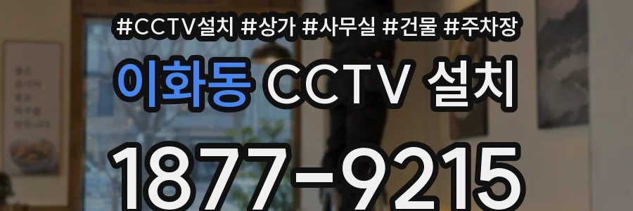 이화동 CCTV 설치