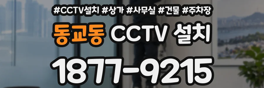 동교동 CCTV 설치