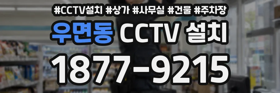 우면동 CCTV 설치