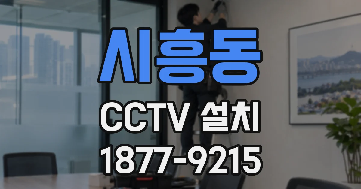 시흥동 CCTV 설치