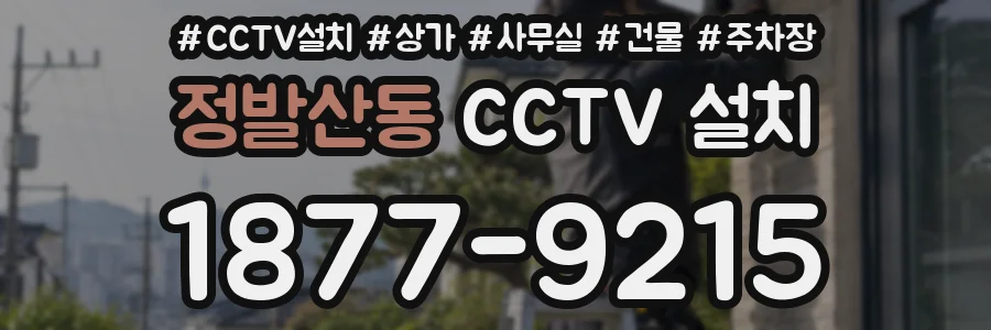 정발산동 CCTV 설치