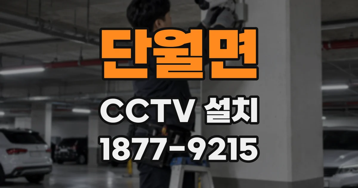 단월면 CCTV 설치