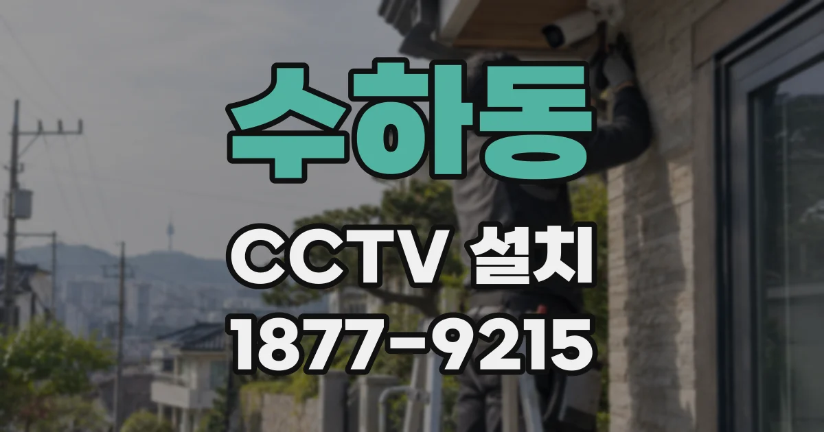 수하동 CCTV 설치