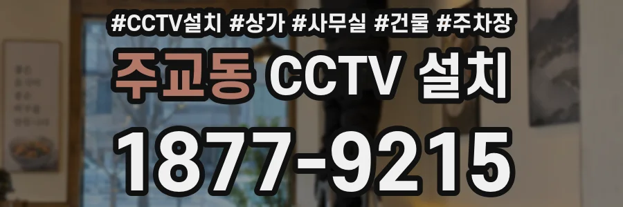 주교동 CCTV 설치