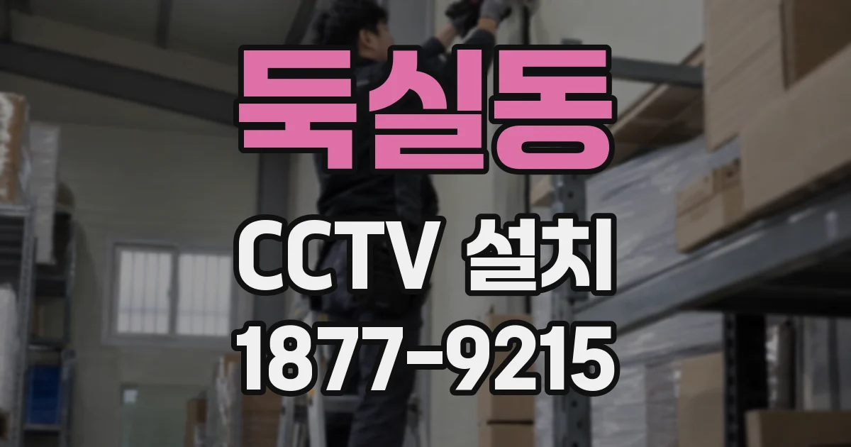 둑실동 CCTV 설치