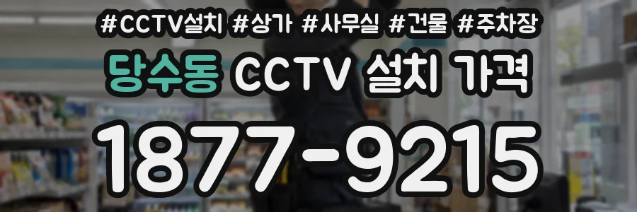 당수동 CCTV 설치 가격