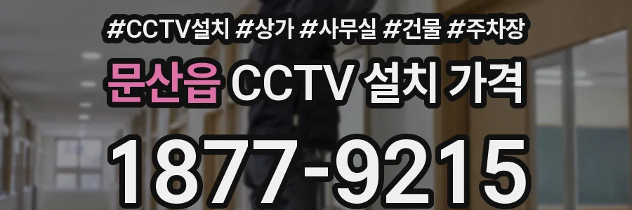 문산읍 CCTV 설치 가격