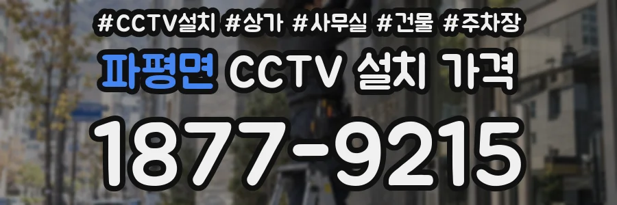 파평면 CCTV 설치 가격